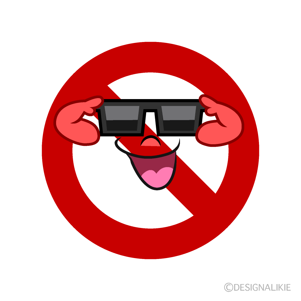 Cool Prohibition Cartoon Character Image