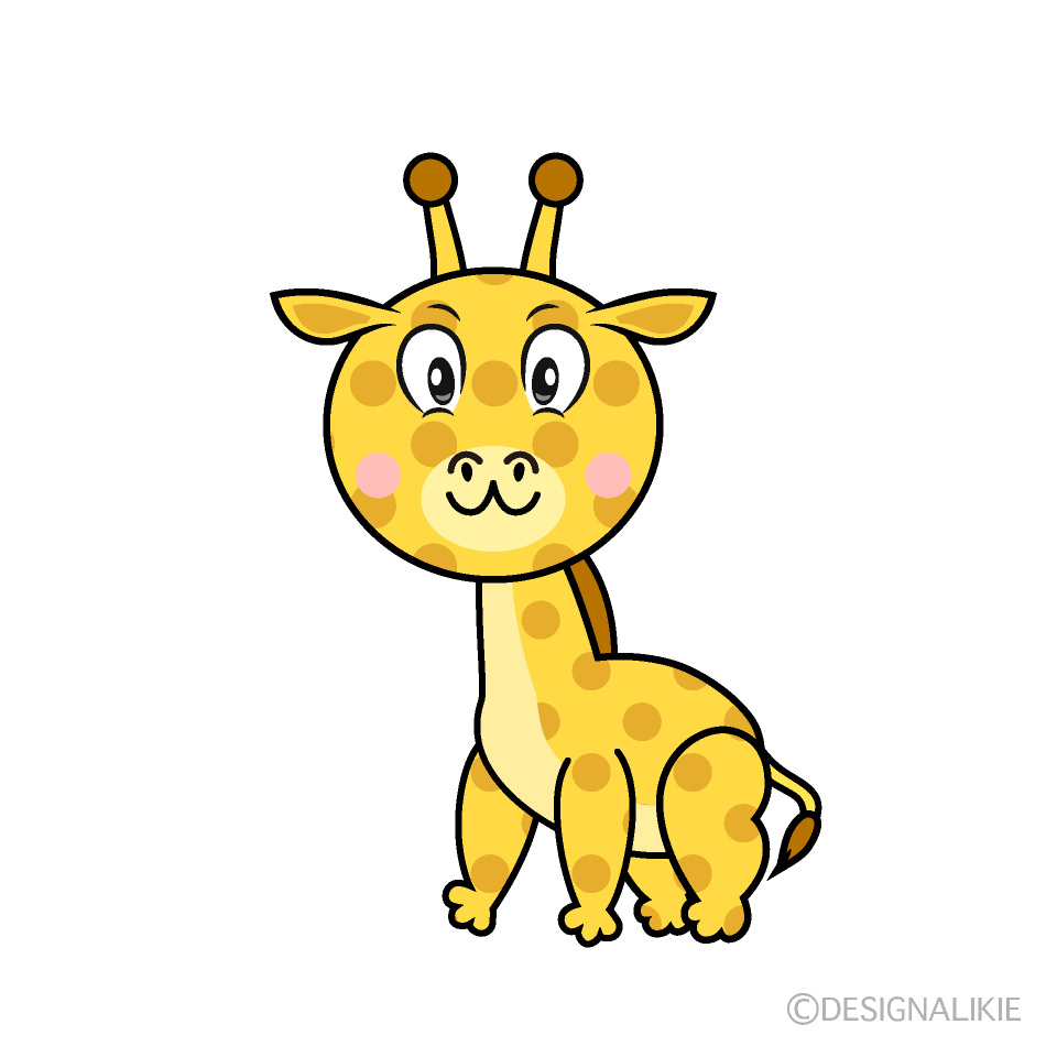 Giraffe Cartoon Character Image