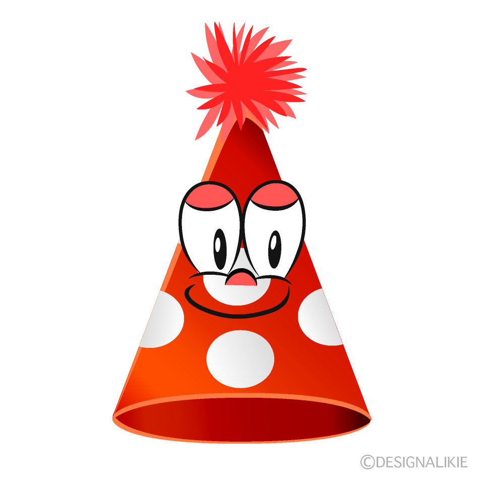 Birthday Hat Cartoon Character Image