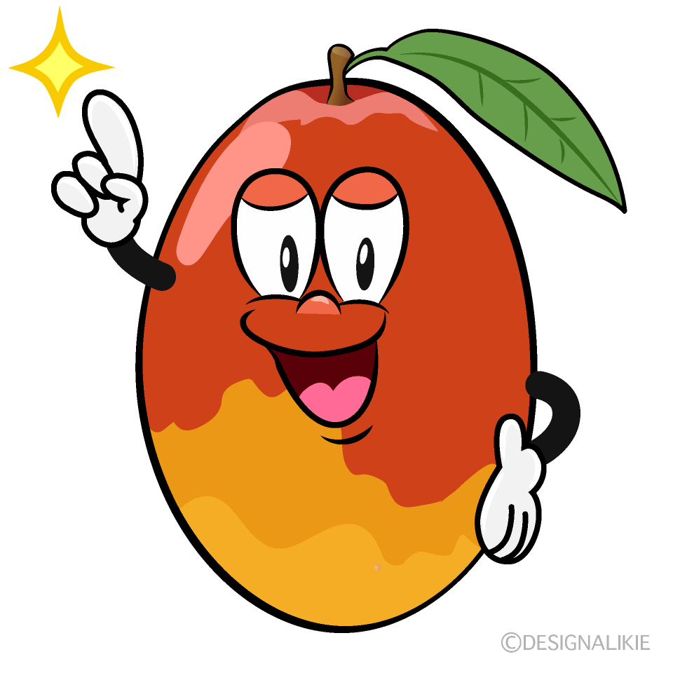 Posing Mango Cartoon Character Image
