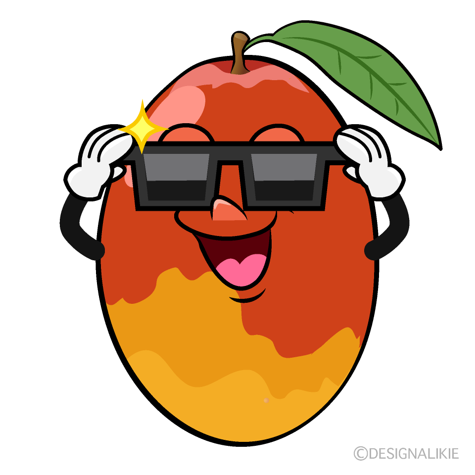 Cool Mango Cartoon Character Image