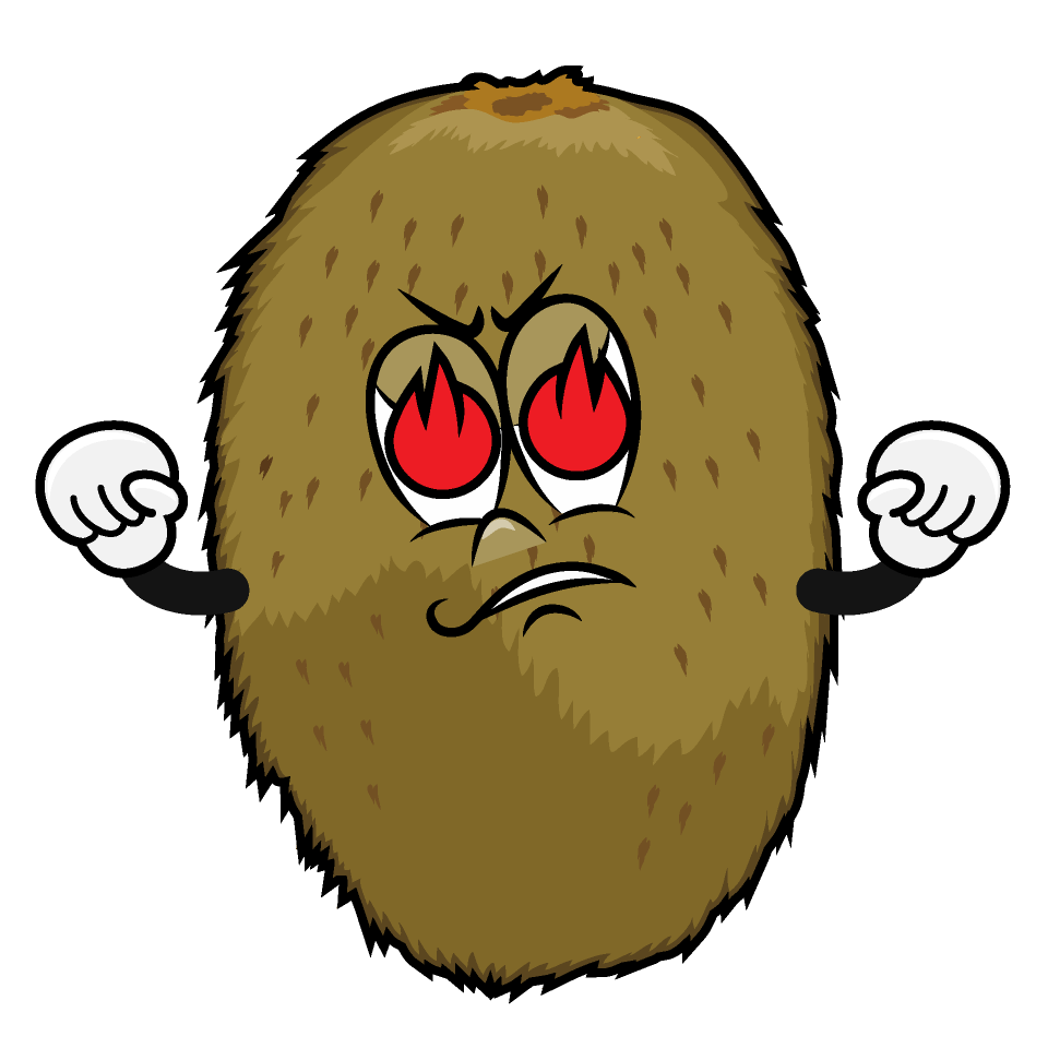 Kiwi Entusiasmo Animado