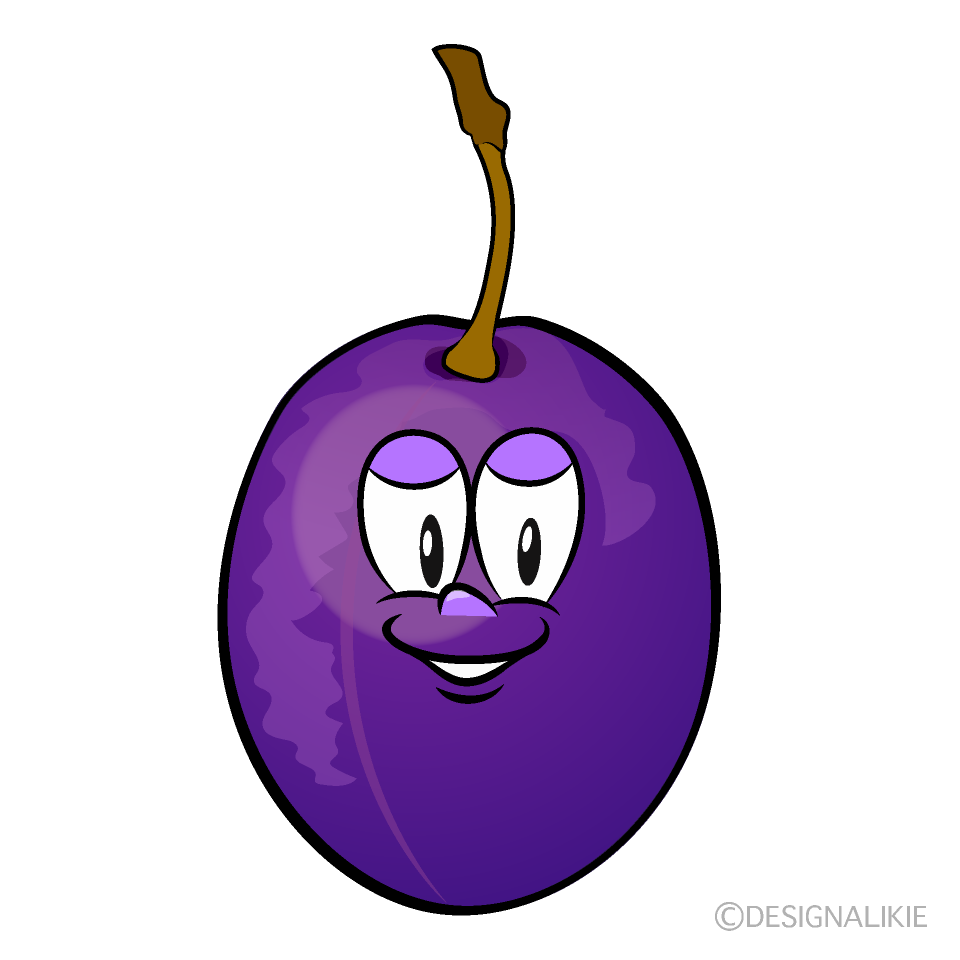 Plum Cartoon Character Image