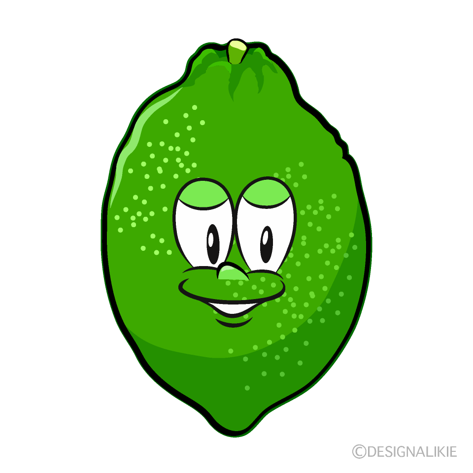 Lime Cartoon Character Image