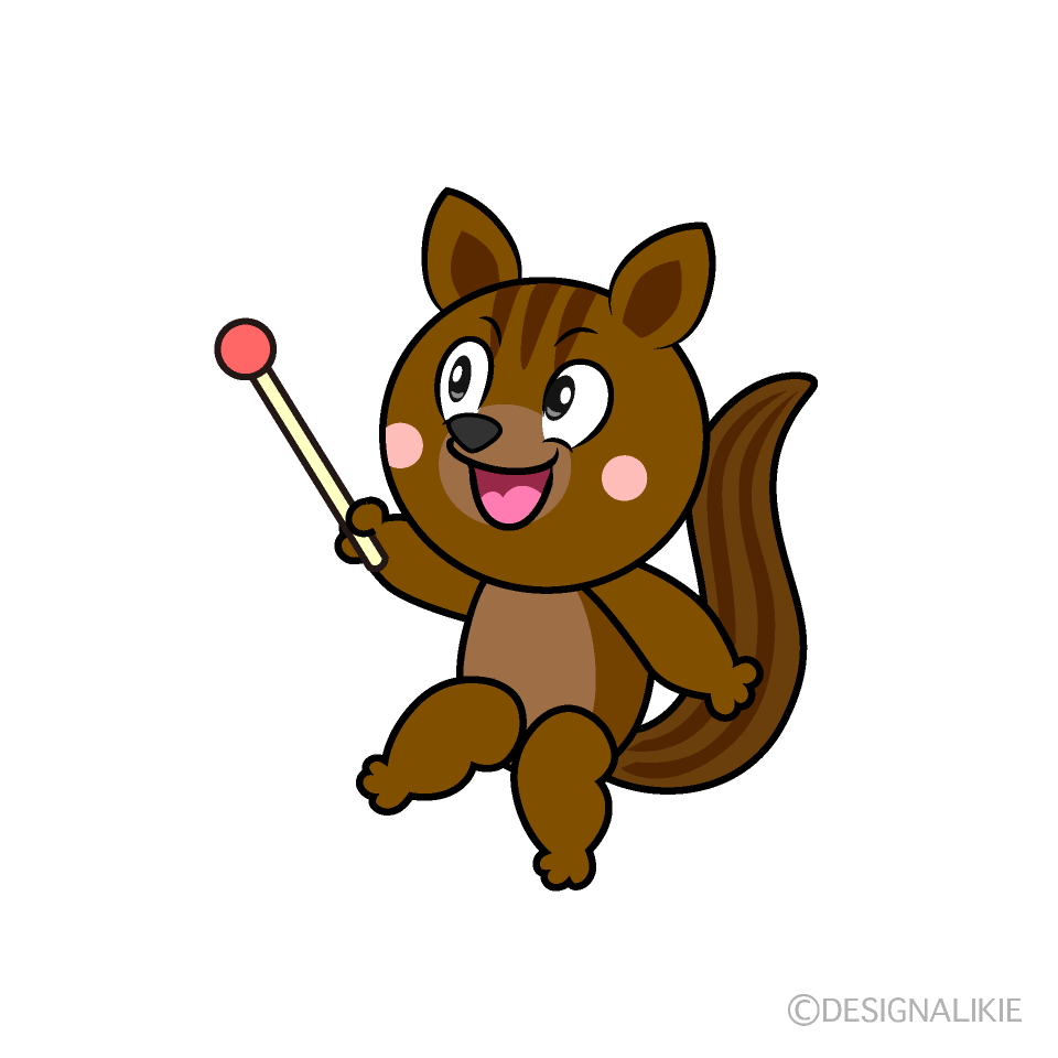 Speaking Squirrel Cartoon Character Image