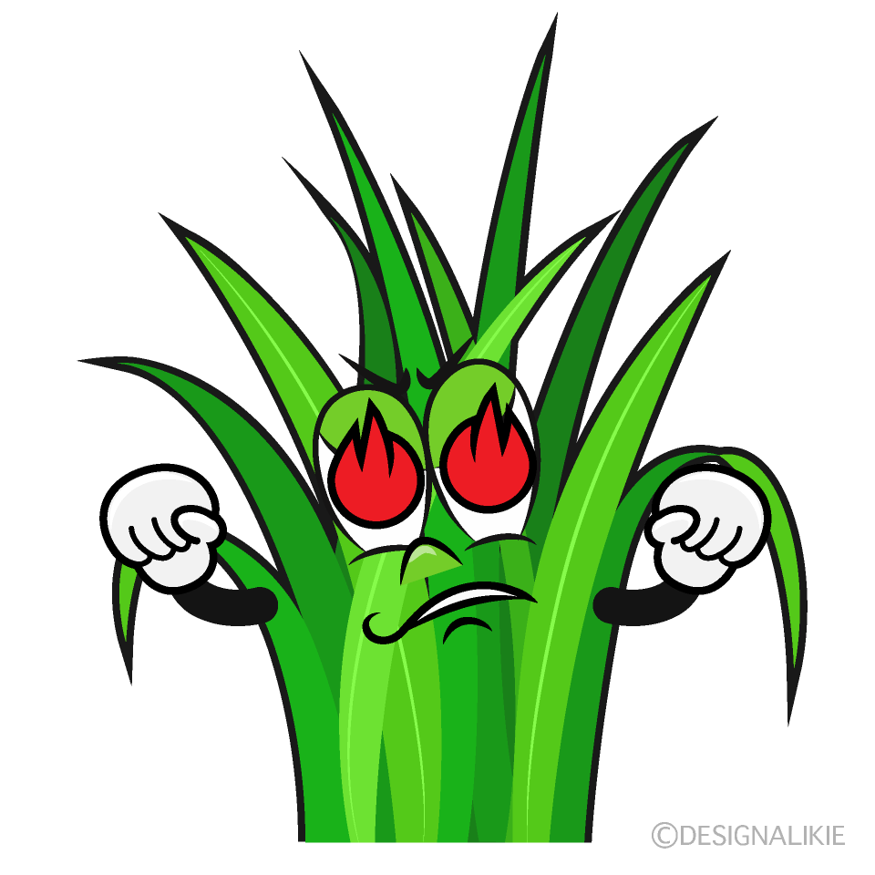 Enthusiasm Grass Cartoon Character Image