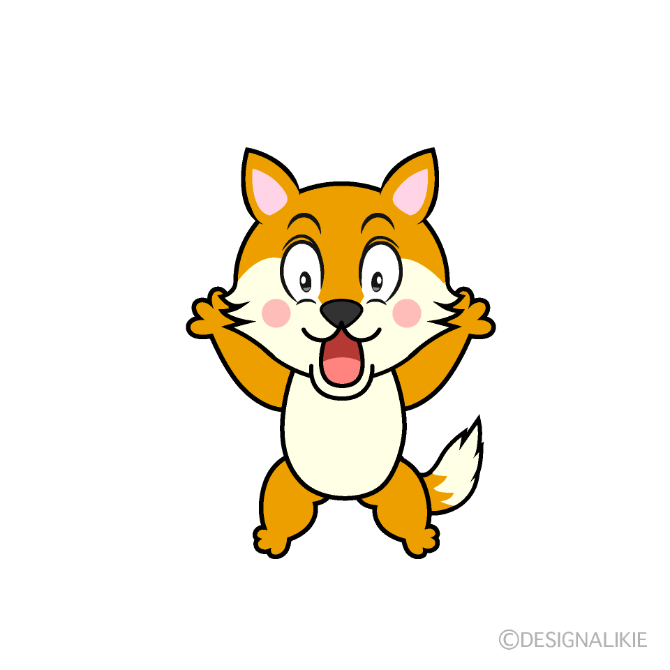 Surprised Fox Cartoon Character Image