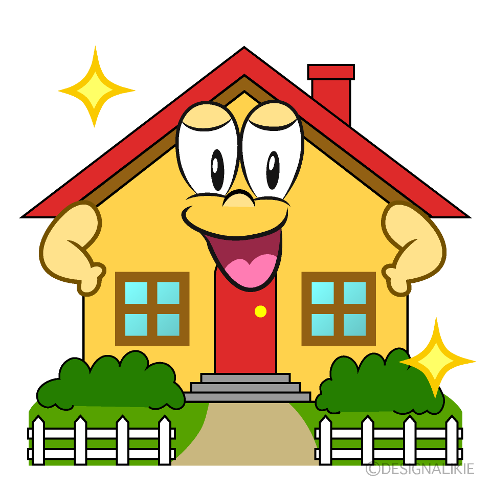 Glitter House Cartoon Character Image