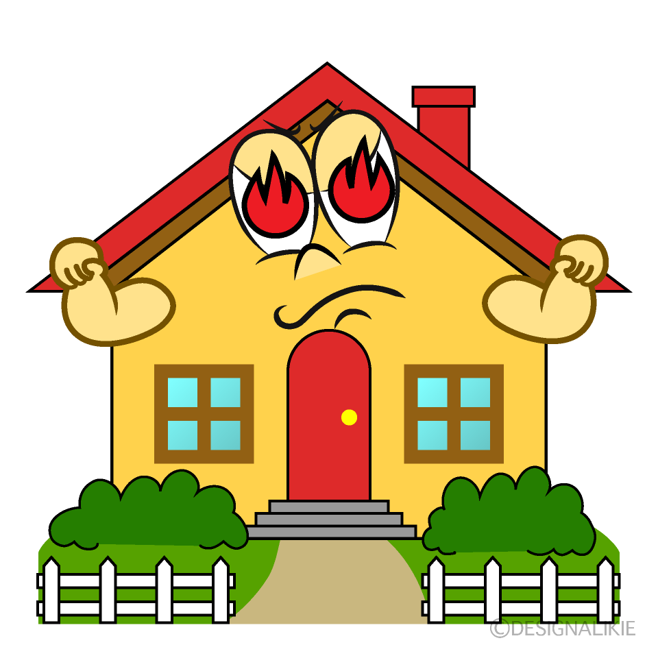 Enthusiasm House Cartoon Character Image