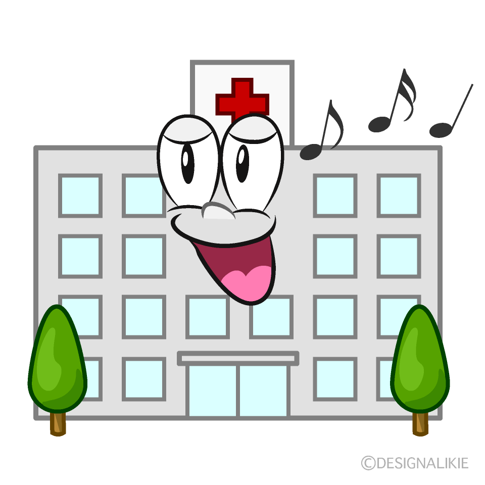 Singing Hospital Cartoon Character Image