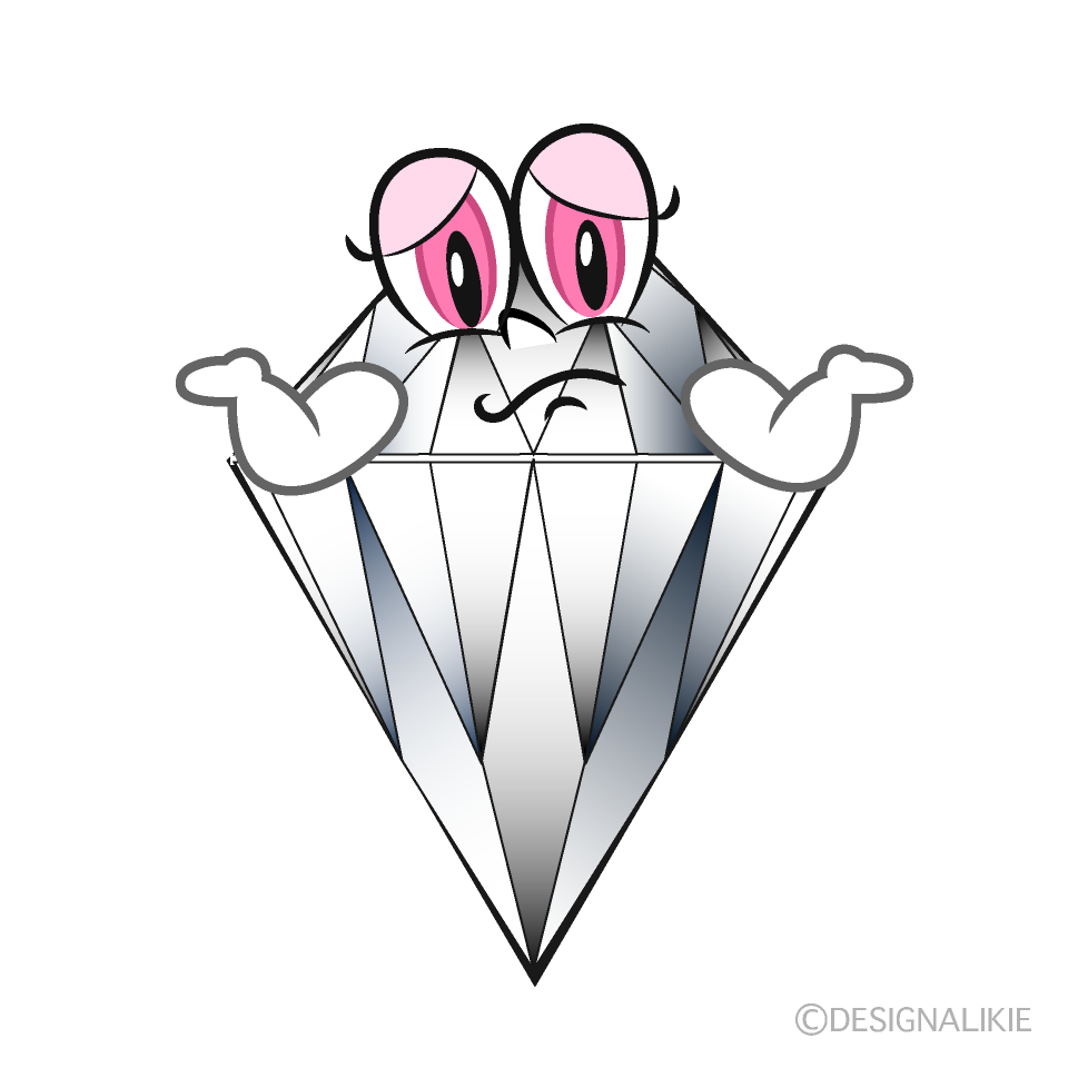 Diamante Preocupado Animado