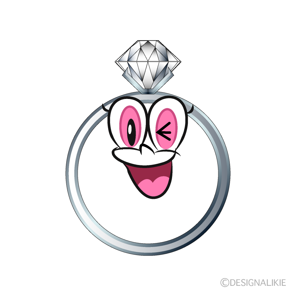 Anillo de Diamante Riente Animado