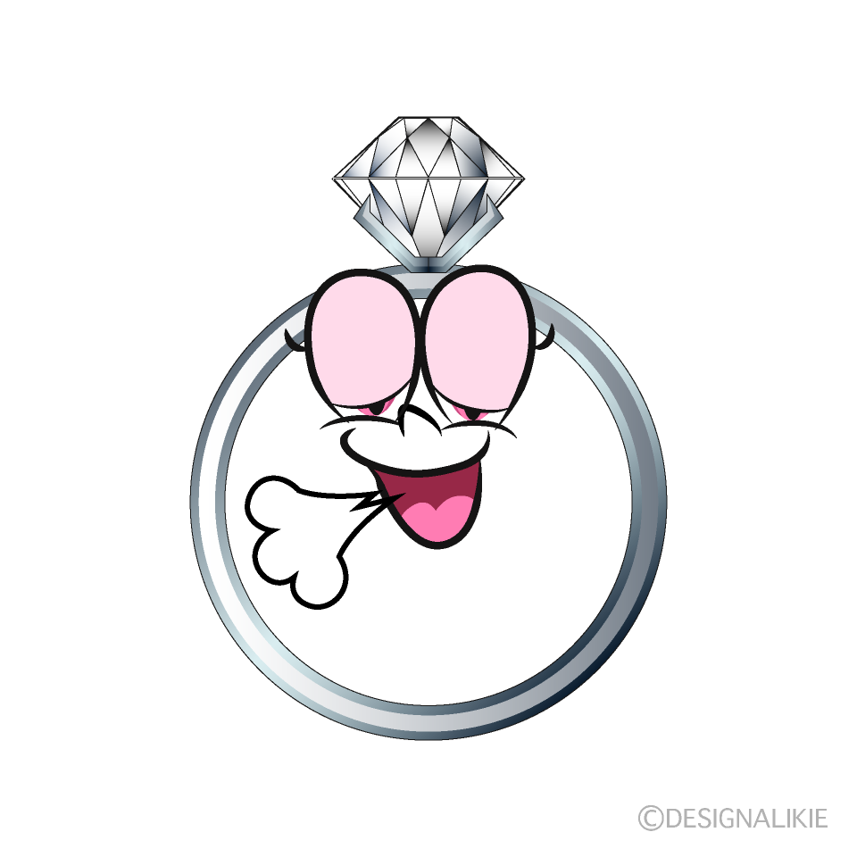 Anillo de Diamante Relajado Animado