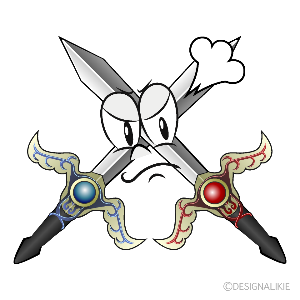 Espadas Enojadas Animado