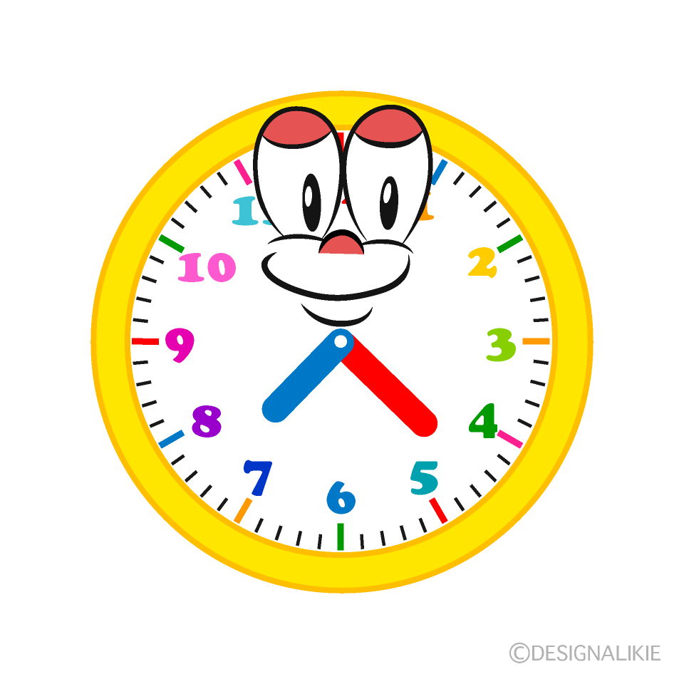 Clock Cartoon Character Image