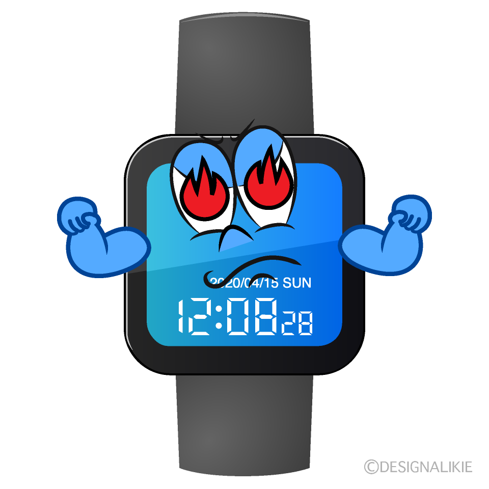 Enthusiasm Watch Cartoon Character Image