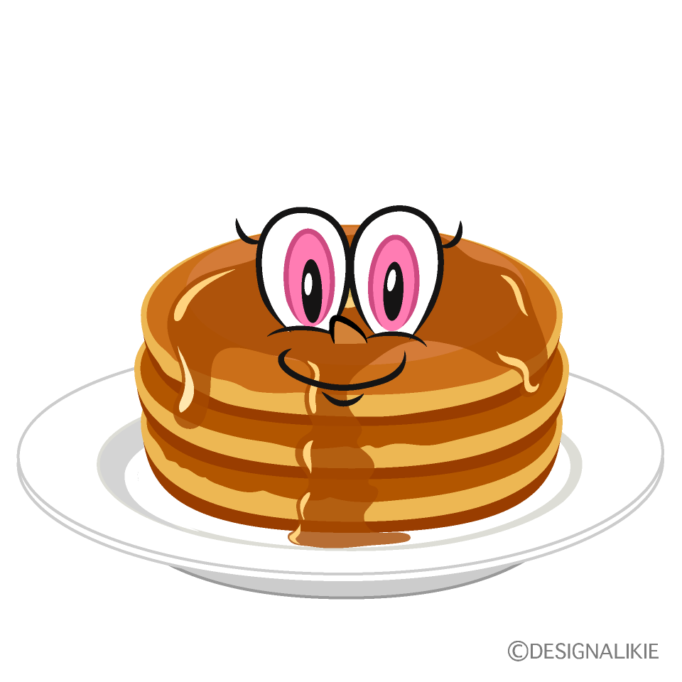 Pancake Cartoon Character Image