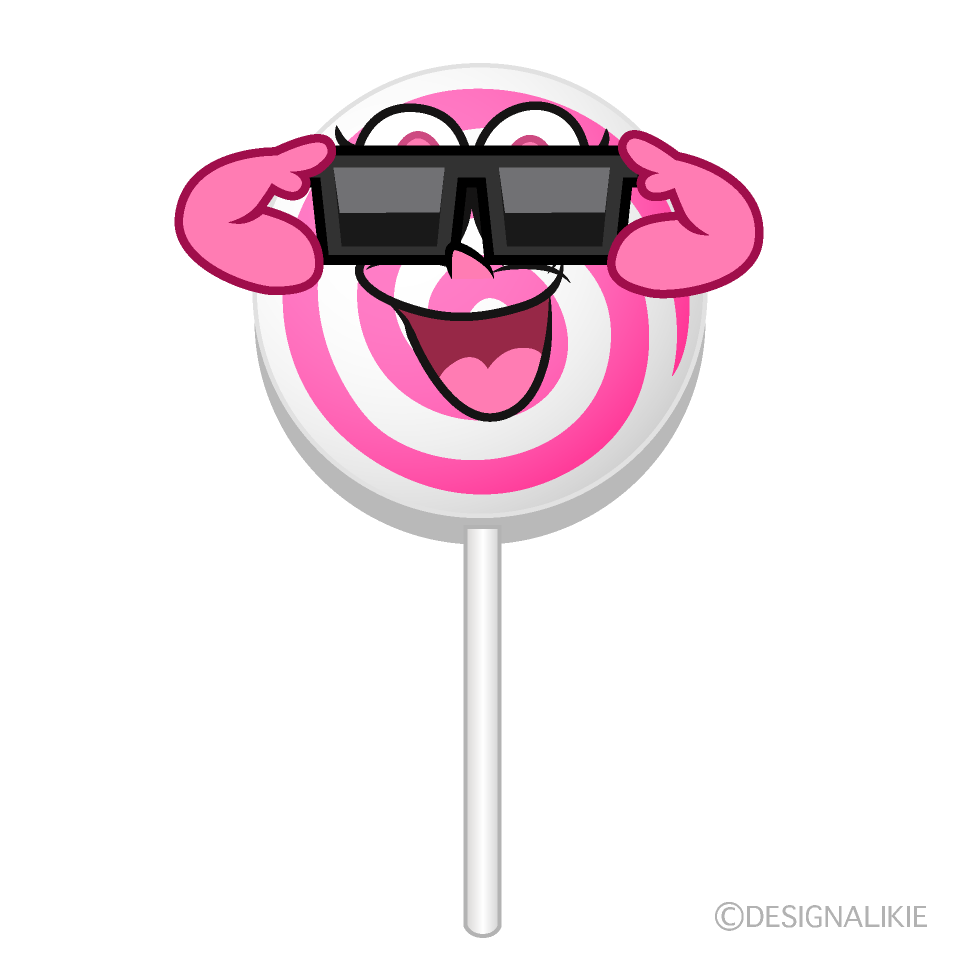 Cool Lollipop Cartoon Character Image