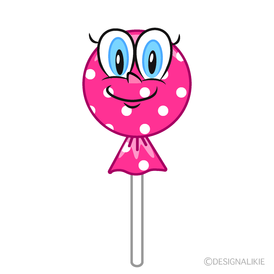 Candy Lollipop Cartoon Character Image
