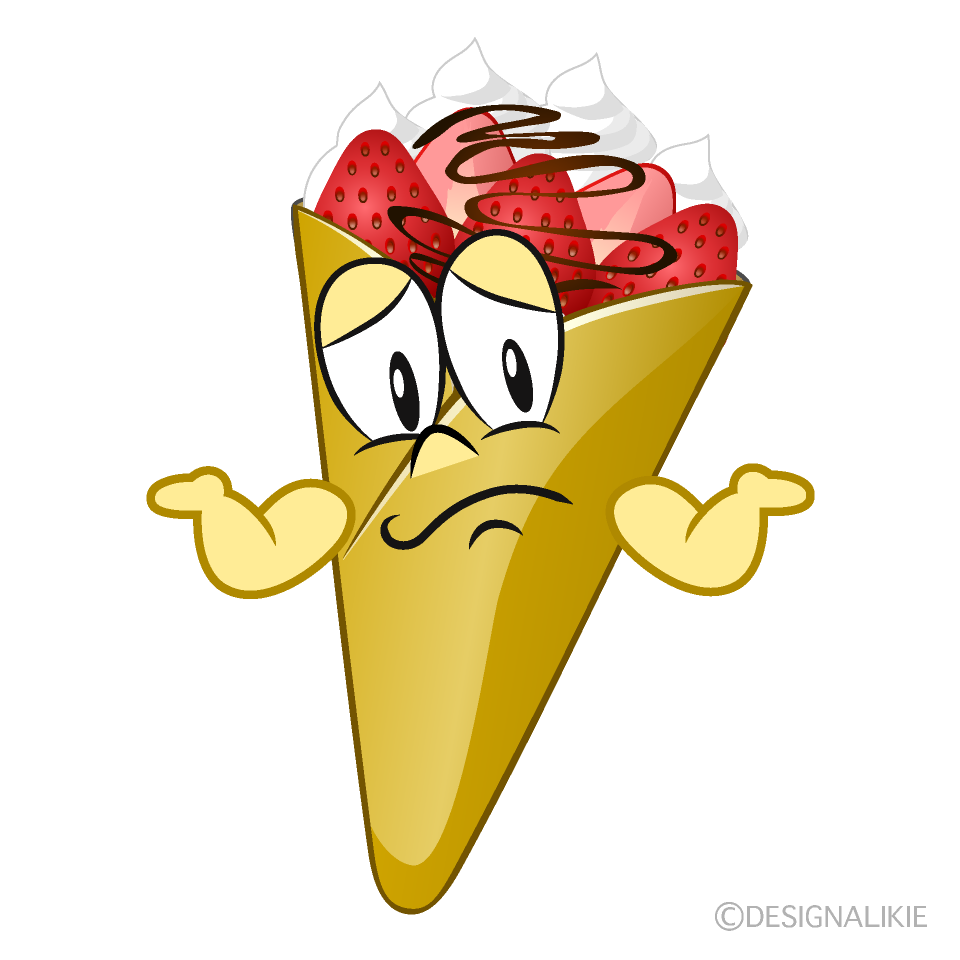 Troubled Crepe Cartoon Character Image