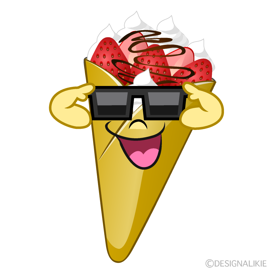 Cool Crepe Cartoon Character Image