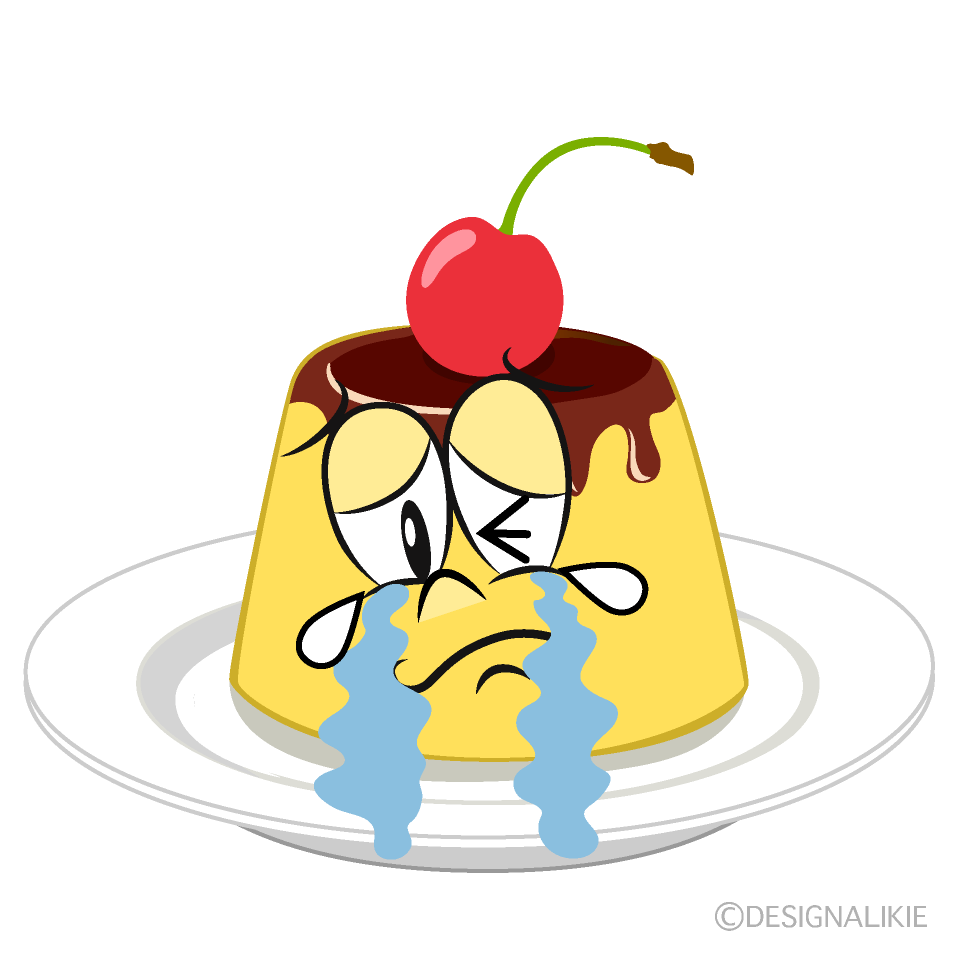 Crying Pudding Cartoon Character Image