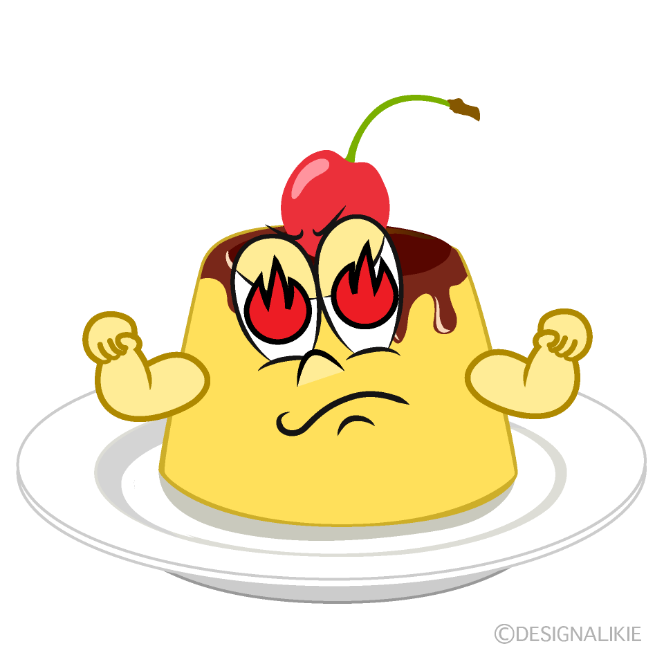 Enthusiasm Pudding Cartoon Character Image