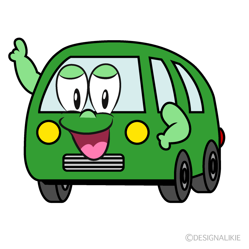 Posing Van Cartoon Character Image