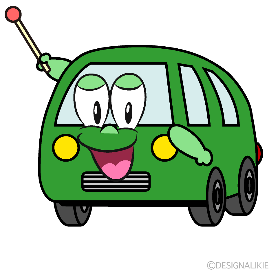 Speaking Van Cartoon Character Image