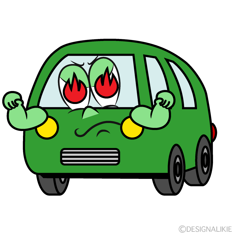 Enthusiasm Van Cartoon Character Image