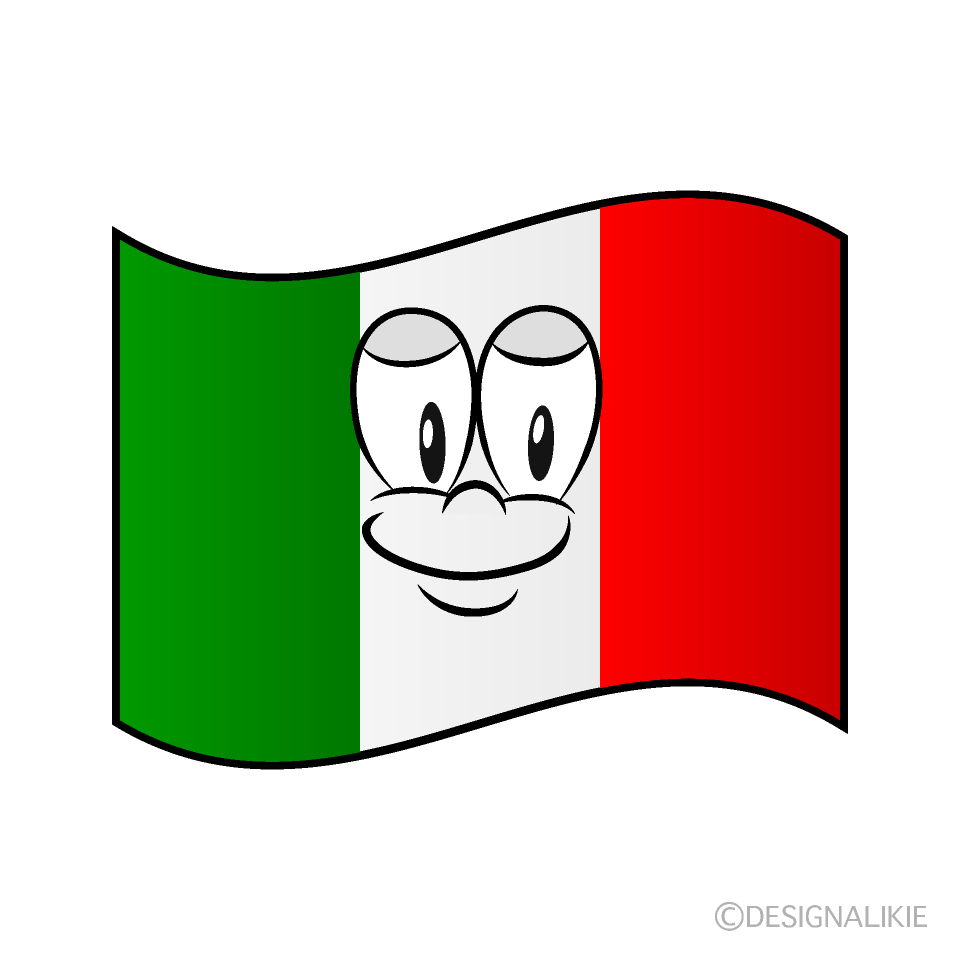 Bandera Italiana Animado