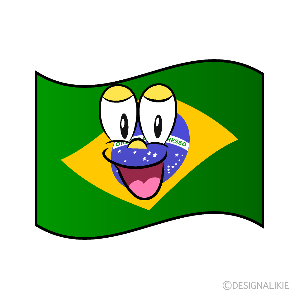 Bandera China Sonriente Animado