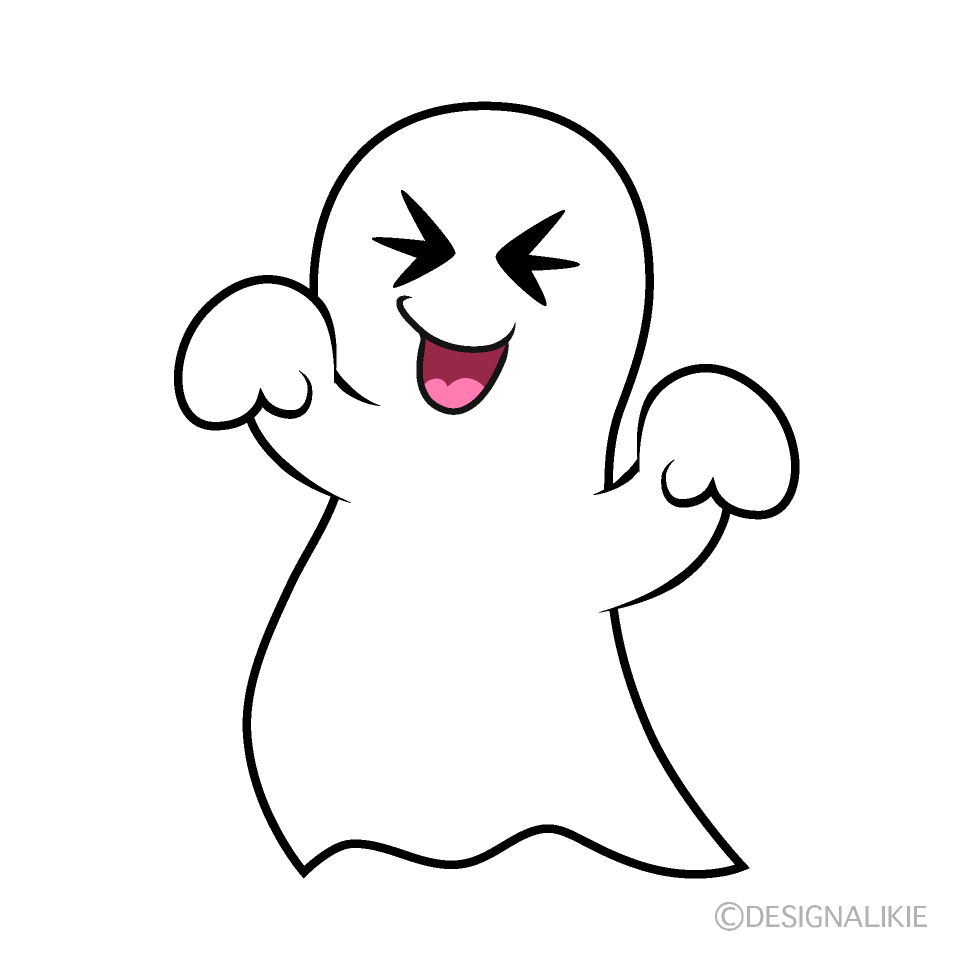 Laughing Ghost Cartoon Character Image