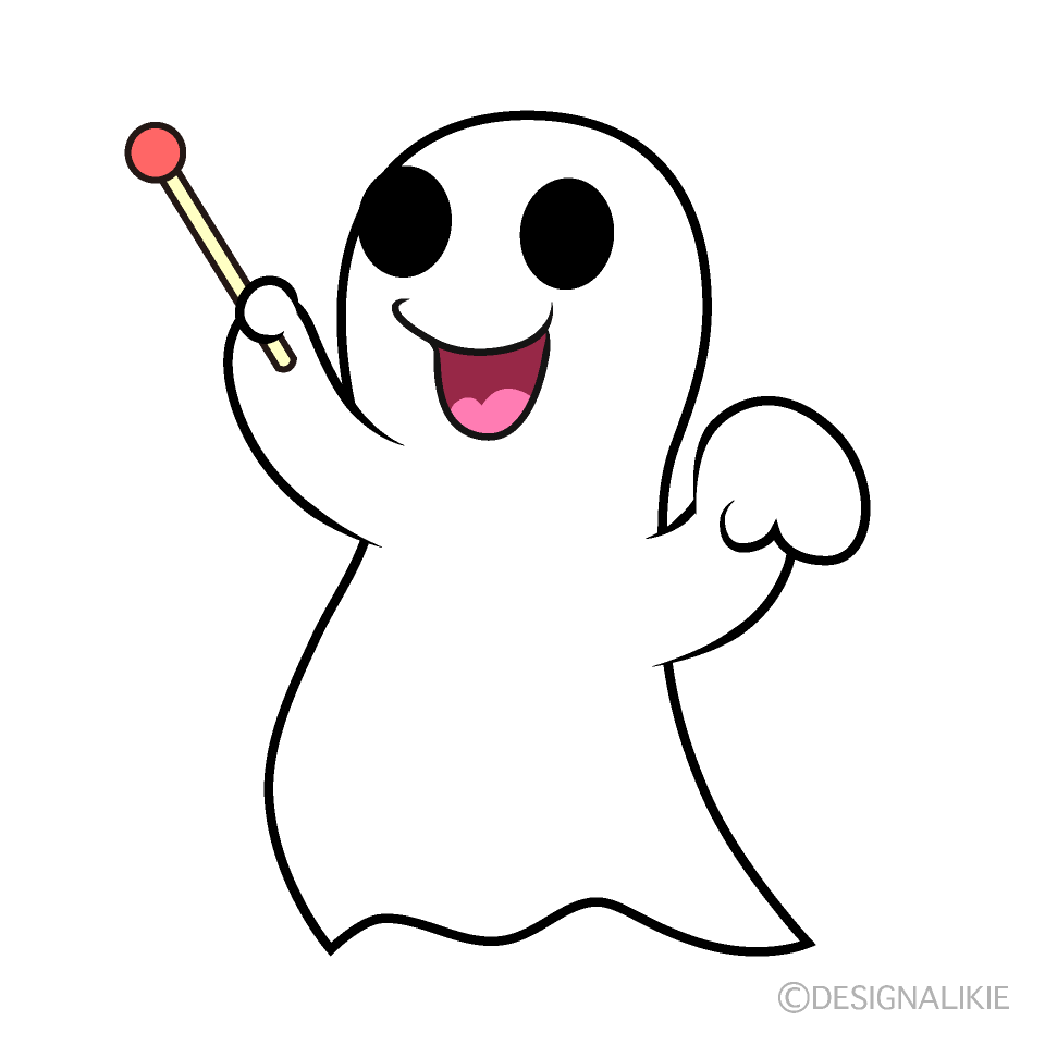 Speaking Ghost Cartoon Character Image