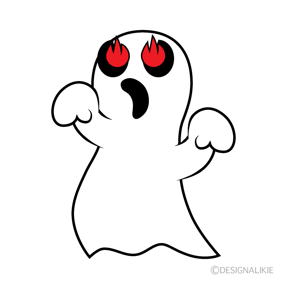 Enthusiasm Ghost Cartoon Character Image