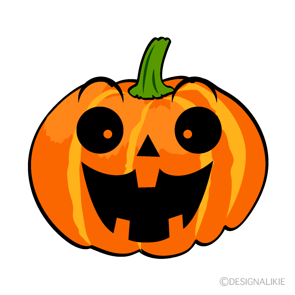 Surprising Halloween Pumpkin Cartoon Character Image