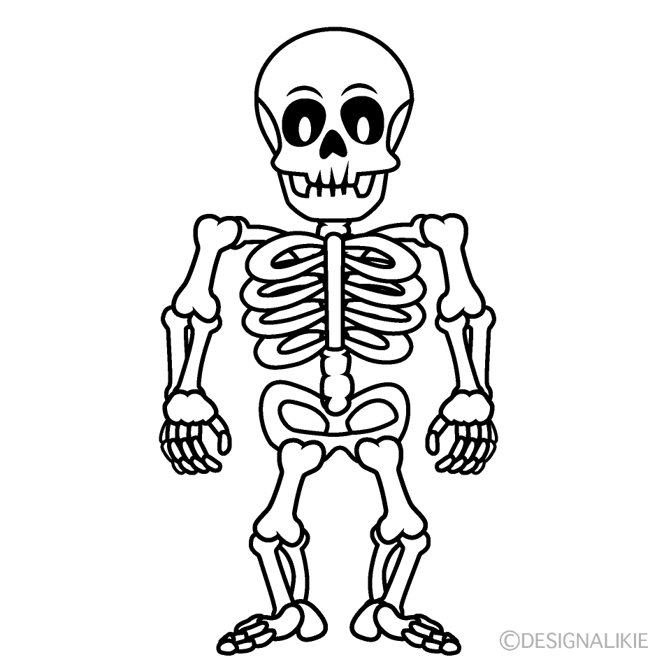 Skeleton Cartoon Character Image