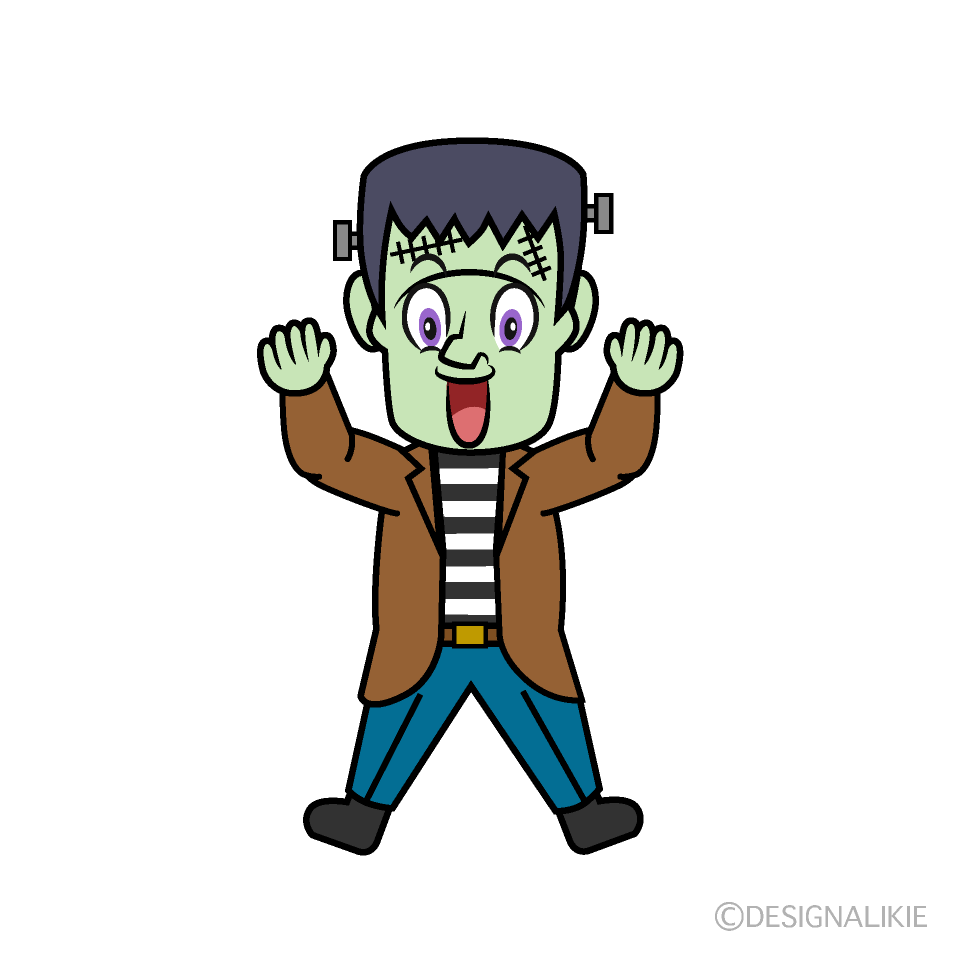 Surprising Frankenstein Cartoon Character Image