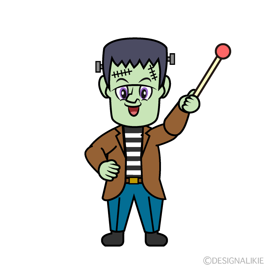 Speaking Frankenstein Cartoon Character Image