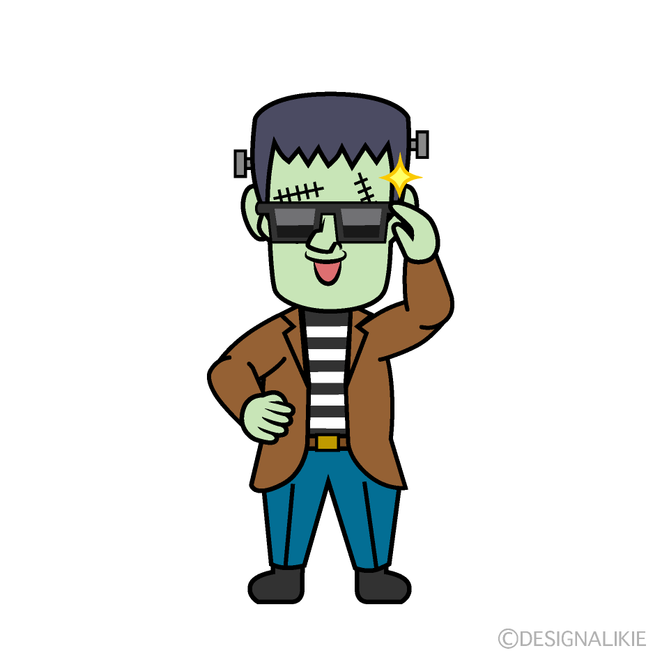 Cool Frankenstein Cartoon Character Image