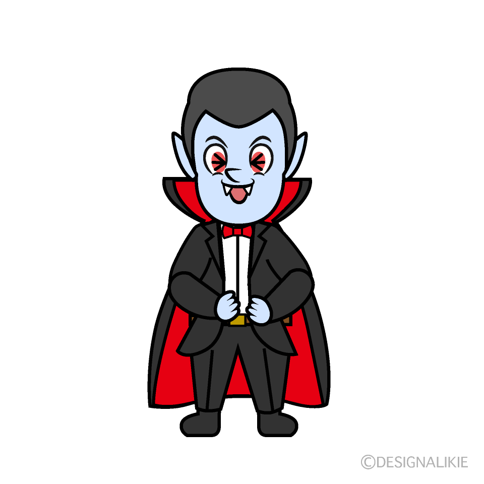 Laughing Dracula Cartoon Character Image