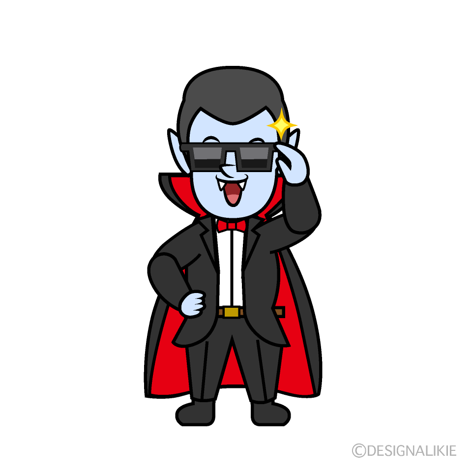 Cool Dracula Cartoon Character Image
