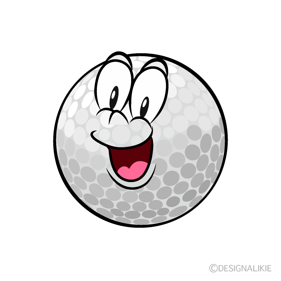 Surprising Golf Cartoon Character Image