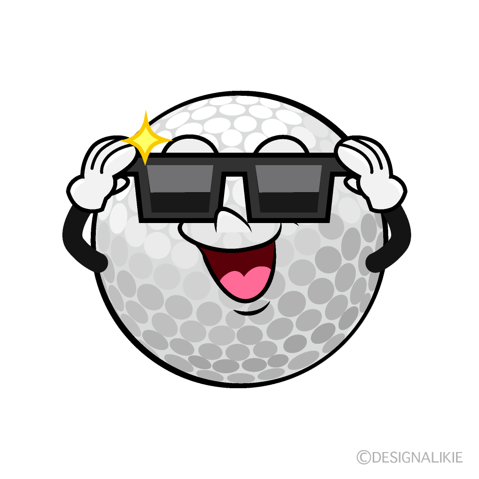 Cool Golf Cartoon Character Image