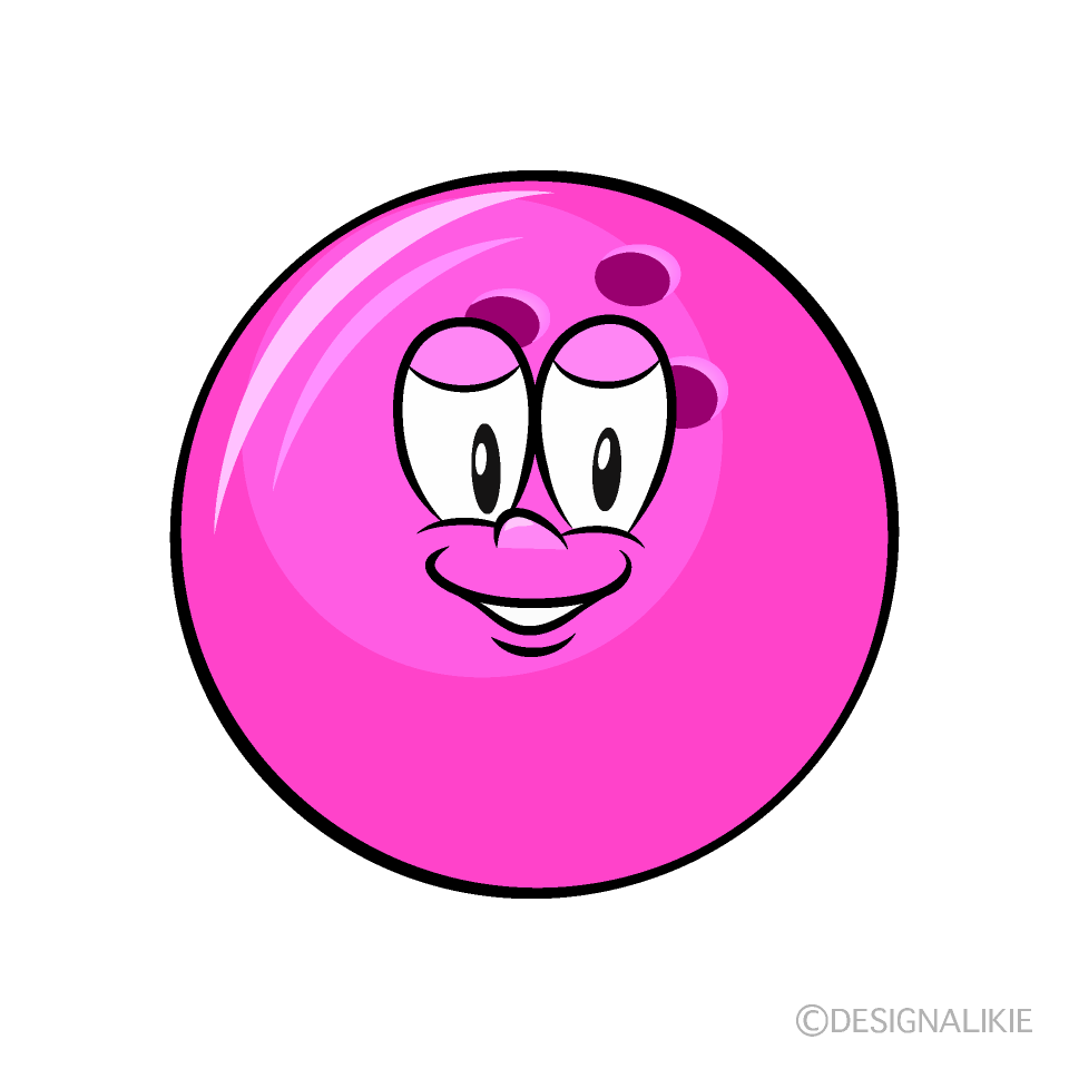 Bowling Ball Cartoon Character Image
