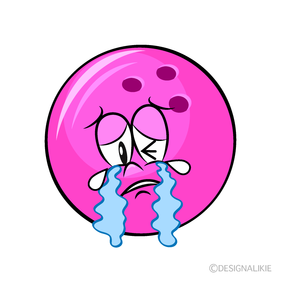 Bola de Boliche Llorando Animado