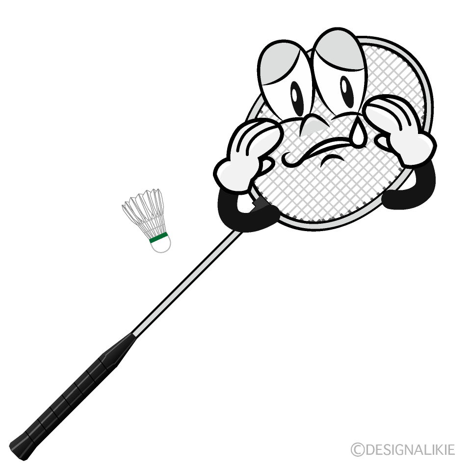 Bádminton Triste Animado