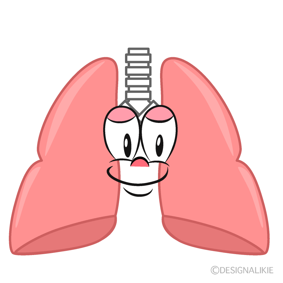 Lung Cartoon Character Image