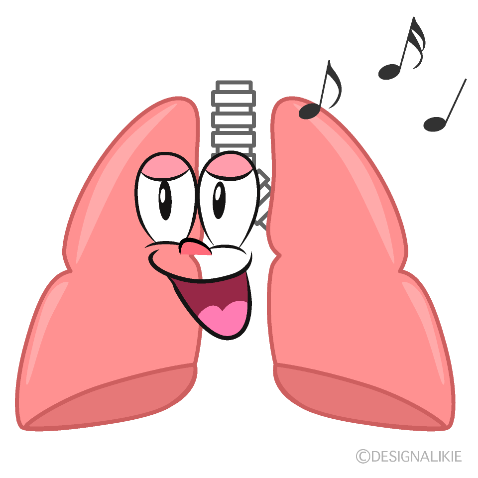 Singing Lung Cartoon Character Image