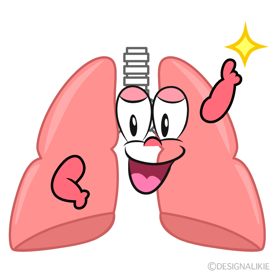 Posing Lung Cartoon Character Image